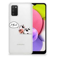 Samsung Galaxy A03S Telefoonhoesje met Naam Cow - thumbnail