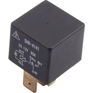 SHR-4141B SHR-12VDC-F-C 5pin Auto-relais 12 V/DC 80 A 1x wisselcontact