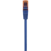 Renkforce RF-5044024 RJ45 Netwerkkabel, patchkabel CAT 6 U/UTP 0.50 m Blauw Snagless, Halogeenvrij 1 stuk(s) - thumbnail