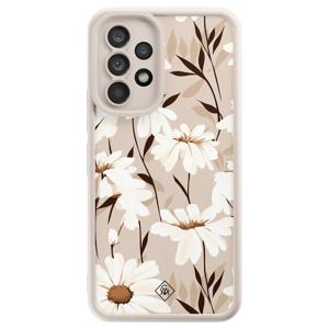Samsung Galaxy A53 beige case - In bloom