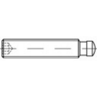 TOOLCRAFT 138187 Stifttap M6 40 mm Staal Gebruineerd 10 stuk(s)