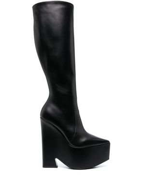 Versace bottes Tempest - Noir