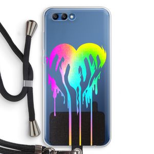 Hold My Heart: Honor 10 Transparant Hoesje met koord