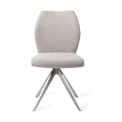 Jesper Home Ikata eetkamerstoel Pretty Plaster turn steel