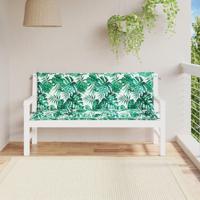 VidaXL Tuinbankkussens 2 st 150x50x7 cm oxford stof bladpatroon - thumbnail