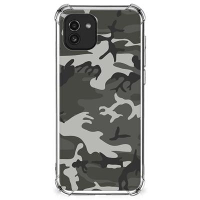Samsung Galaxy A03 Doorzichtige Silicone Hoesje Army Light Samsung Galaxy A03 Doorzichtige Silicone Hoesje Army Light