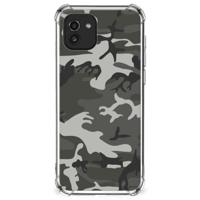 Samsung Galaxy A03 Doorzichtige Silicone Hoesje Army Light