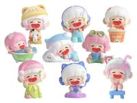 Original Character Trading Figures Blind Box 8-Pack Lazy Home Diary 9 cm