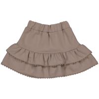 LEVV Little Meisjes rok - Pora - Donker taupe