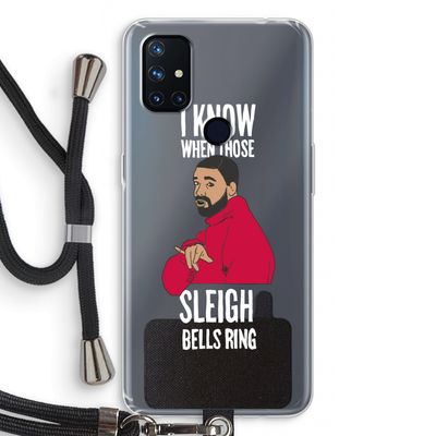 Sleigh Bells Ring: OnePlus Nord N10 5G Transparant Hoesje met koord