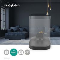 Nedis SPMT5600BK speaker steun Muur Acrylonitrielbutadieenstyreen (ABS), Staal Zwart - thumbnail