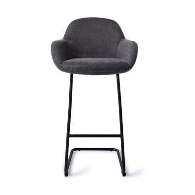 Jesper Home Kushi barkruk H75 Black-Out slide black