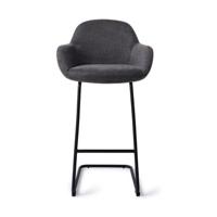 Jesper Home Kushi barkruk H75 Black-Out slide black