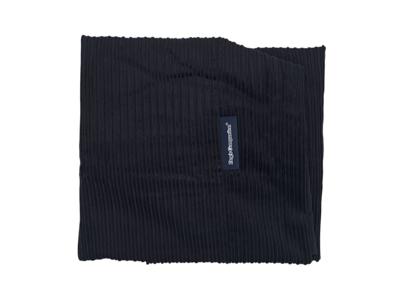 Dog's Companion® Hoes hondenbed zwart double ribcord