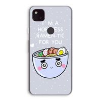 I'm A Hopeless Ramen-Tic For You: Google Pixel 4a 5G Transparant Hoesje