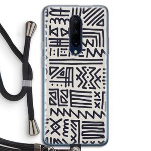 Marrakech print: OnePlus 7 Pro Transparant Hoesje met koord