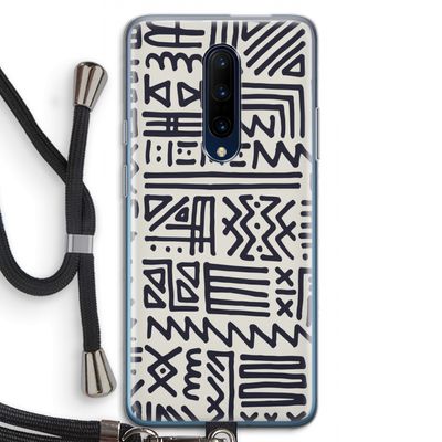 Marrakech print: OnePlus 7 Pro Transparant Hoesje met koord