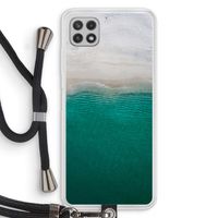 Stranded: Samsung Galaxy A22 4G Transparant Hoesje met koord Stranded: Samsung Galaxy A22 4G Transparant Hoesje met koord