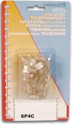 RJ11 (6P4C) plug, 50 stuks