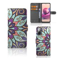 Xiaomi Redmi Note 10/10T 5G | Poco M3 Pro Hoesje Purple Flower Xiaomi Redmi Note 10/10T 5G | Poco M3 Pro Hoesje Purple Flower