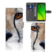 Motorola Moto G7 Power | Telefoonhoesje | Met pasjeshouder | Cheetah