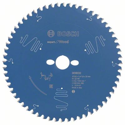 Bosch Accessoires Cirkelzaagblad expert for Wood 260x30x2.4/1.8x60 T - 2608644082