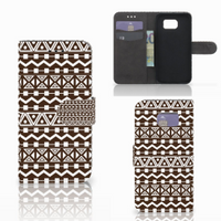 Samsung Galaxy S6 | S6 Duos Telefoon Hoesje Aztec Brown - thumbnail