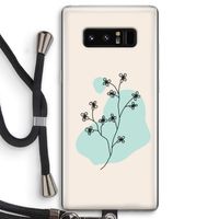 Love your petals: Samsung Galaxy Note 8 Transparant Hoesje met koord