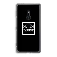 Negenduust black: Sony Xperia XZ2 Transparant Hoesje