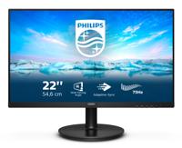 Philips V-Line 222V8LA/00 LCD-monitor Energielabel E (A - G) 54.6 cm (21.5 inch) 1920 x 1080 Pixel 16:9 4 ms VGA, DisplayPort, HDMI, Hoofdtelefoonaansluiting, - thumbnail