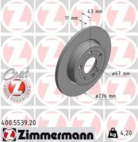 Remschijf COAT Z 400553920
