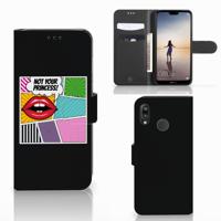 Huawei P20 Lite | Wallet Case | met Pasjes | Popart Princess