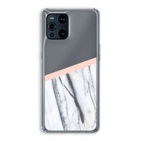 A touch of peach: Oppo Find X3 Transparant Hoesje