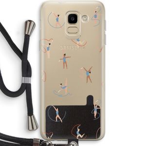 Dancing #3: Samsung Galaxy J6 (2018) Transparant Hoesje met koord