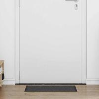 Deurmat Striped Zwart, Grijs 40 x 60 cm Polypropyleen, PVC