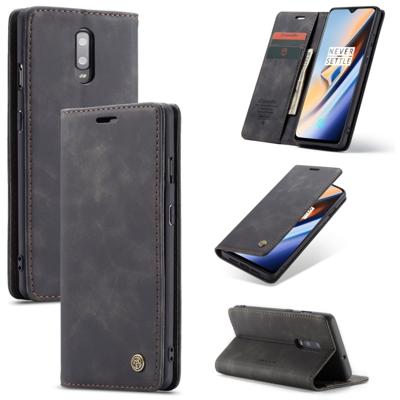 CaseMe-013 Multifunctional Horizontal Flip Leather Case with Card Slot & Holder for Huawei P20(Black)