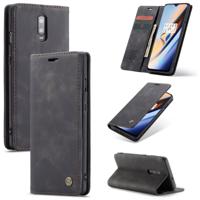 CaseMe-013 Multifunctional Horizontal Flip Leather Case with Card Slot & Holder for Huawei P20(Black)