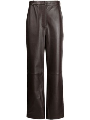 ZIMMERMANN pantalon en lin Luminosity à coupe ample - Marron