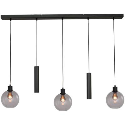 Masterlight HanglampLazise 3x Ø 20cm en 2x GU10 zwart - 2641-05-05-130520RB2