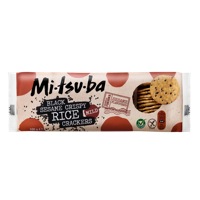 Mitsuba Black sesame crispy rice crackers 100 gram