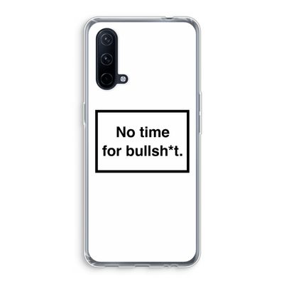 No time: OnePlus Nord CE 5G Transparant Hoesje