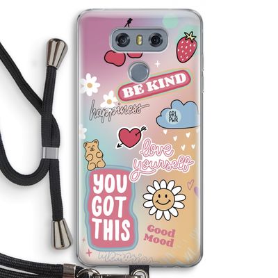 Positivity: LG G6 Transparant Hoesje met koord
