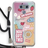 Positivity: LG G6 Transparant Hoesje met koord