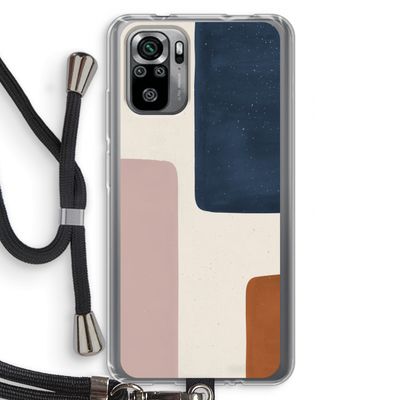 Geo #5: Xiaomi Redmi Note 10S Transparant Hoesje met koord
