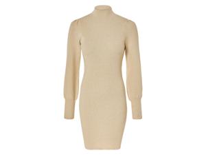 esmara Gebreide dames jurk (Beige, XS (32/34))