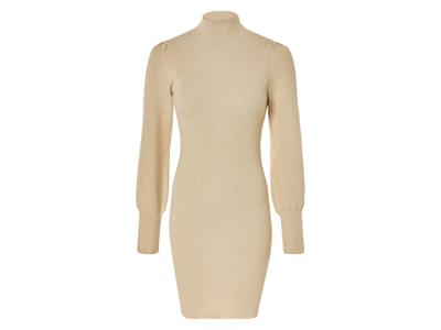 esmara Gebreide dames jurk (Beige, XS (32/34))