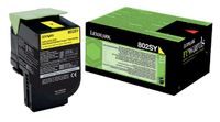 Tonercartridge Lexmark 80C2SY0 prebate geel - thumbnail