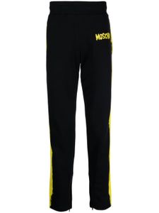 Moschino pantalon de jogging à logo imprimé - Noir