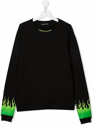 Vision Of Super Kids sweat à logo imprimé - Noir