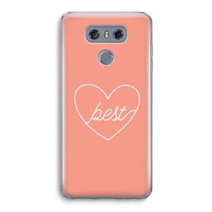 Best heart: LG G6 Transparant Hoesje